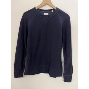 Billy Reid Waffle Knit S Shirt Luxury Thermal Lightweight Minimalist Coastal